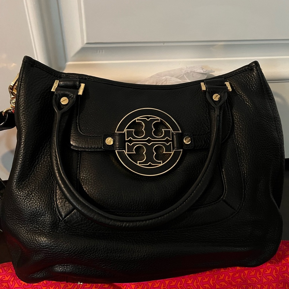 Tory‎ Burch Black Amanda Crossbody Bag